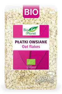 Płatki owsiane BIO 1kg Bio Planet