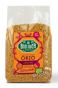 Makaron orzo z kurkumą i czarnym pieprzem BIO 400g La Bio Idea