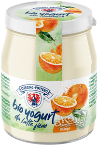 Jogurt pomarańczowy z mleka siennego w słoiczku BIO 150g Sterzing-Vipiteno