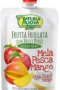 Przecier jabłko mango brzoskwinia EKO 100g Natura nuova