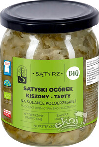 WYPRZEDAŻ Ogórek kiszony tarty BIO 500ml Sątyrz