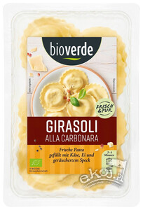 Pierożki świeże girasoli a'la carbonara BIO 250g Bio Verde