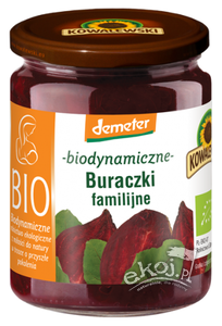 Buraczki tarte bezglutenowe demeter BIO 480g Kowalewski