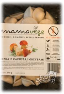 Uszka z kapusta i grzybami bezglutenowe 275g Mamavege