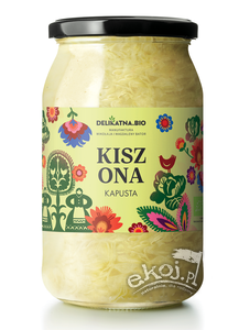 Kapusta kiszona BIO 900g (800g) Delikatna (Zakwasownia)