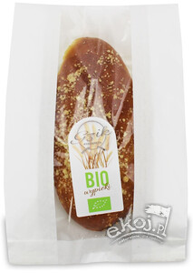 Bułka drożdżowa z owocami sezonowymi BIO 130g Piekarnia Gzik