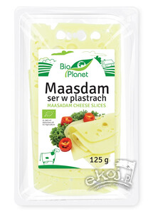 Ser Maasdam plastry BIO 125g Bio Planet