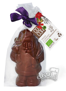 Mikołaj z czekolady o smaku piernikowym BIO 75g Cocoa