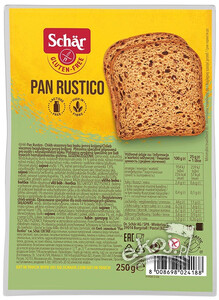 Pan Rustico - chleb wiejski bezglutenowy 250g Schar