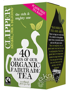 Herbata czarna fair trade BIO 40x 2,9g Clipper