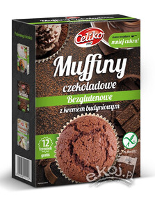 Mieszanka na muffiny czekoladowe z kremem budyniowym bezglutenowa 310g Celiko