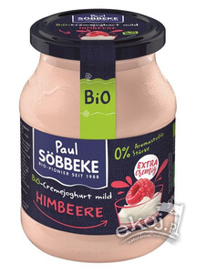 Jogurt malinowy BIO 500g Sobbeke