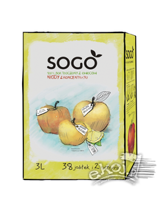 Sok jabłkowo-cytrynowy 3l SOGO