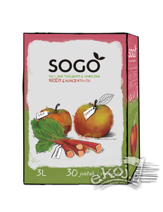Sok jabłkowo-rabarbarowy 3l SOGO