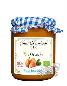 Gruszka 80% BIO 260g Sad Danków