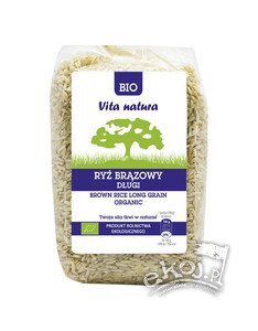 Ryż brązowy długi BIO 500g Vitanatura