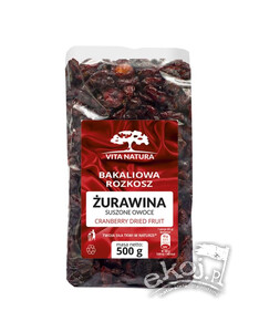 Żurawina suszona 500g Vita natura