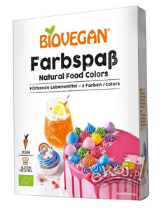 Barwniki spożywcze bezglutenowe EKO 6x8 g Bio Vegan