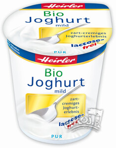Jogurt naturalny bez laktozy 3,5% EKO 150g Heirler