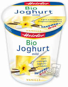 Jogurt waniliowy bez laktozy 3,5% BIO 150g Heirler