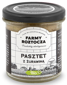 Pasztet drobiowo - wieprzowy z żurawiną BIO 180g Farmy Roztocza