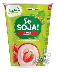 Deser sojowy truskawkowy bezglutenowy BIO 400g Sojade