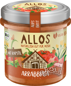 Pasta kremowa arrabbiata bezglutenowa BIO 140g Allos