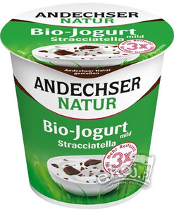 Jogurt stracciatella 3,8% tłuszczu BIO 400g Andechser
