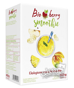 Smoothie mieszanka żółte owoce mrożone BIO 420g Bio Berry