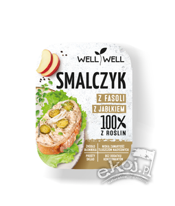 Smalczyk z fasoli z jabłkiem 125g Well Well