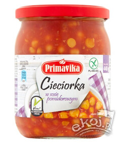 Cieciorka w sosie pomidorowym 440g Primavika