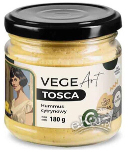Hummus cytrynowy 180g VegeArt