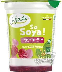 Produkt sojowy malina-róża EKO 125g Sojade