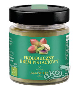 Krem pistacjowy 40% bezglutenowy BIO 200g Agrisicilia