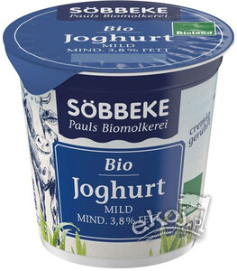 Jogurt naturalny 3,8% EKO 150g Sobbeke