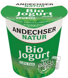 Jogurt naturalny 3,8% tł. BIO 150g Andechser