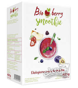 Smoothie mieszanka czerwone owoce mrożone BIO 420g Bio Berry