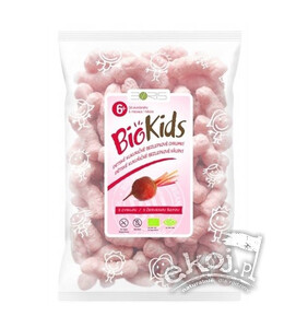 Chrupki kukurydziane z burakiem bezglutenowe BIO 55g Bio Kids