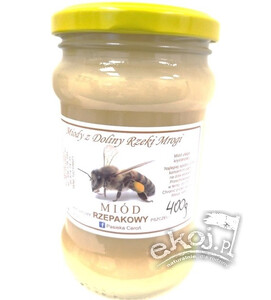 Miód rzepakowy 400g Pasieka Ceroń
