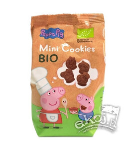 Mini ciastka kakaowe dla dzieci BIO 100g Świnka Peppa