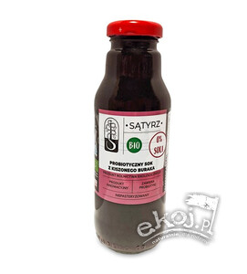 Probiotyczny sok bez soli z kiszonego buraka BIO 300ml Sątyrz