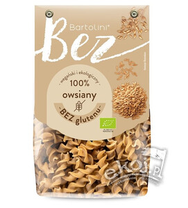 Makaron owsiany świderek bezglutenowy BIO 250g Bartolini