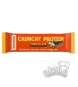 Baton crunchy protein czekoladowy bezglutenowy 50g Bombus