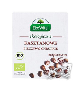 Pieczywo chrupkie kasztanowe bezglutenowe BIO 100g Ekowital