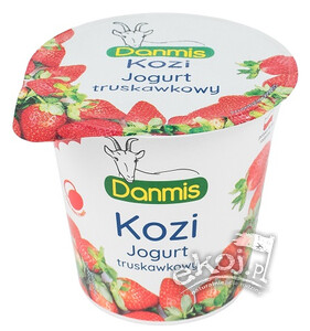 Kozi jogurt truskawkowy 125g Danmis