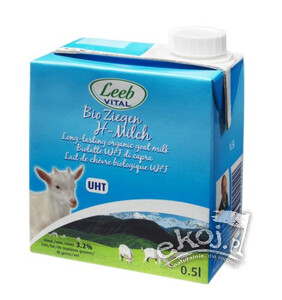 Mleko kozie UHT 3,2% EKO 500ml Leeb Vital