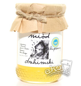 Miód lipowy Drahimski 350g Pasieka Fujarskich