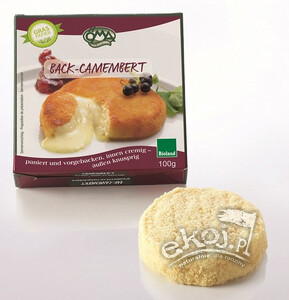 Ser camembert w panierce BIO 50% tłuszczu w suchej masie 100g