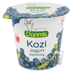 WYPRZEDAŻ Kozi jogurt jagodowy 125g Danmis