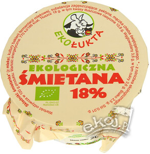 Śmietana 18% EKO 200g Eko Łukta